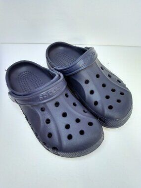 Crocs Baya Clog Unisex Navy Blue Women's 8 Men's 6 Slip-On Waterproof Beach